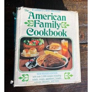 Culinary Arts Institute American Family Cookbook New Revised Edition VTG 1974